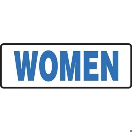 Accuform Men, Adhesive Dura-Poly, 3 in x 10 in, Adhesive MRST556XV